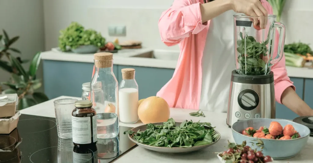 Longevity spinach juice