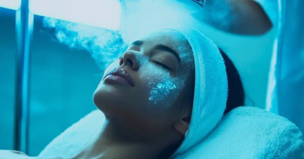 old therapy facial session